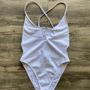 High Waisted One Piece Swimsuit